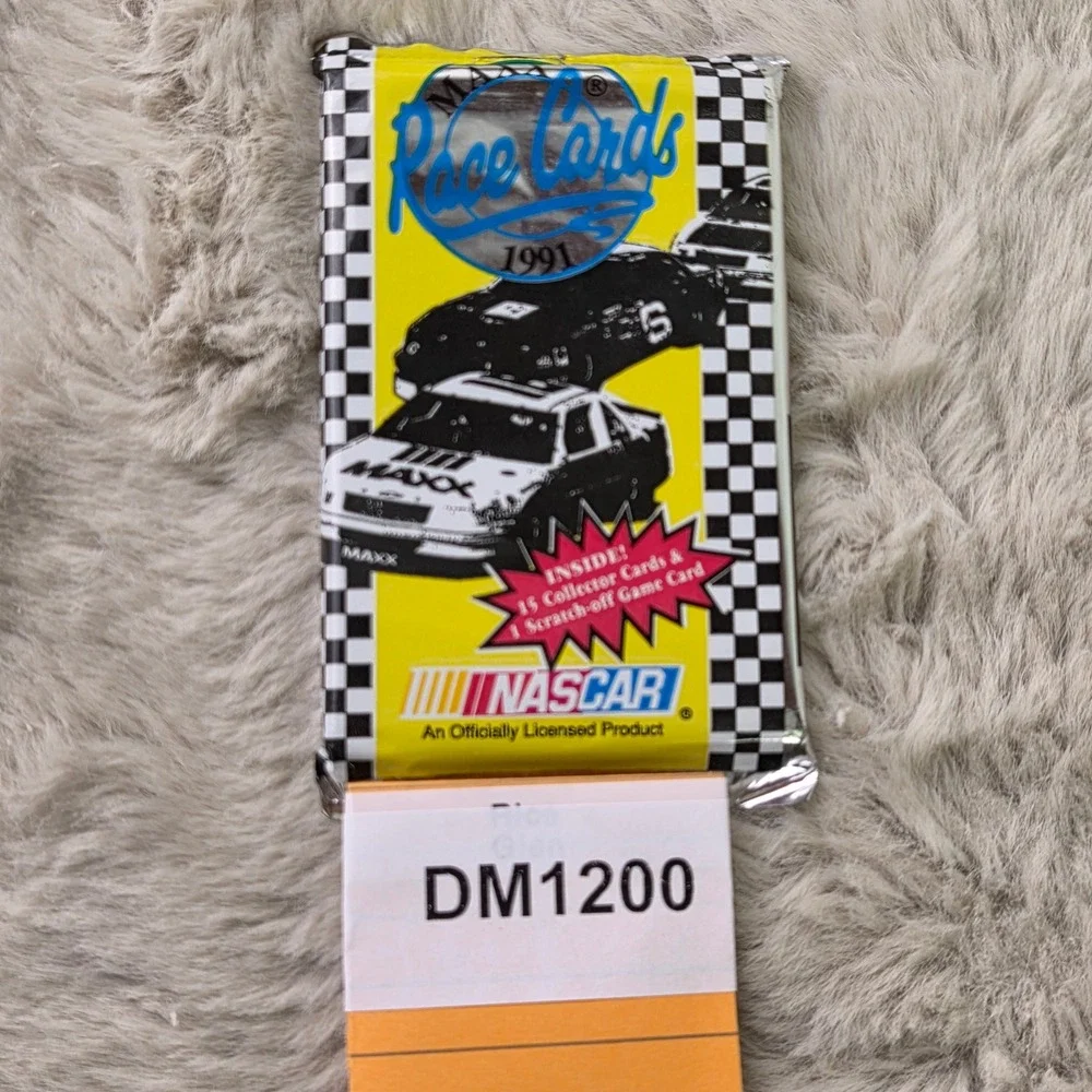 Lot of 5 1991 Maxx Race Cards NASCAR Trading Card Packs Factory Sealed Vintage